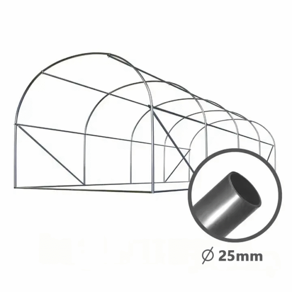Теплиця 4х3х2 м 12 м² (труба 25 мм) - Image 10