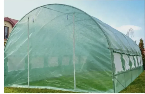 Теплиця парник 30 м² 10×3×2 м сталевий каркас - Image 4
